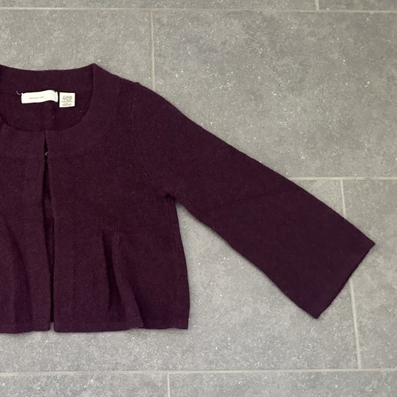 EUC Anthropologie Wool Blend Loop Hook Sweater - Picture 2 of 3